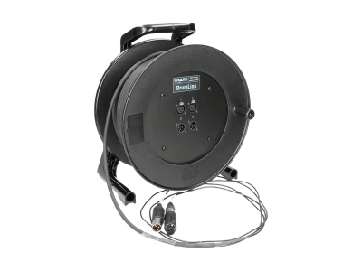 DrumLink 2/2 - 2||2 convertCON XLR 3p F/M2-channel - analog multicore drum - single ground - 75 m